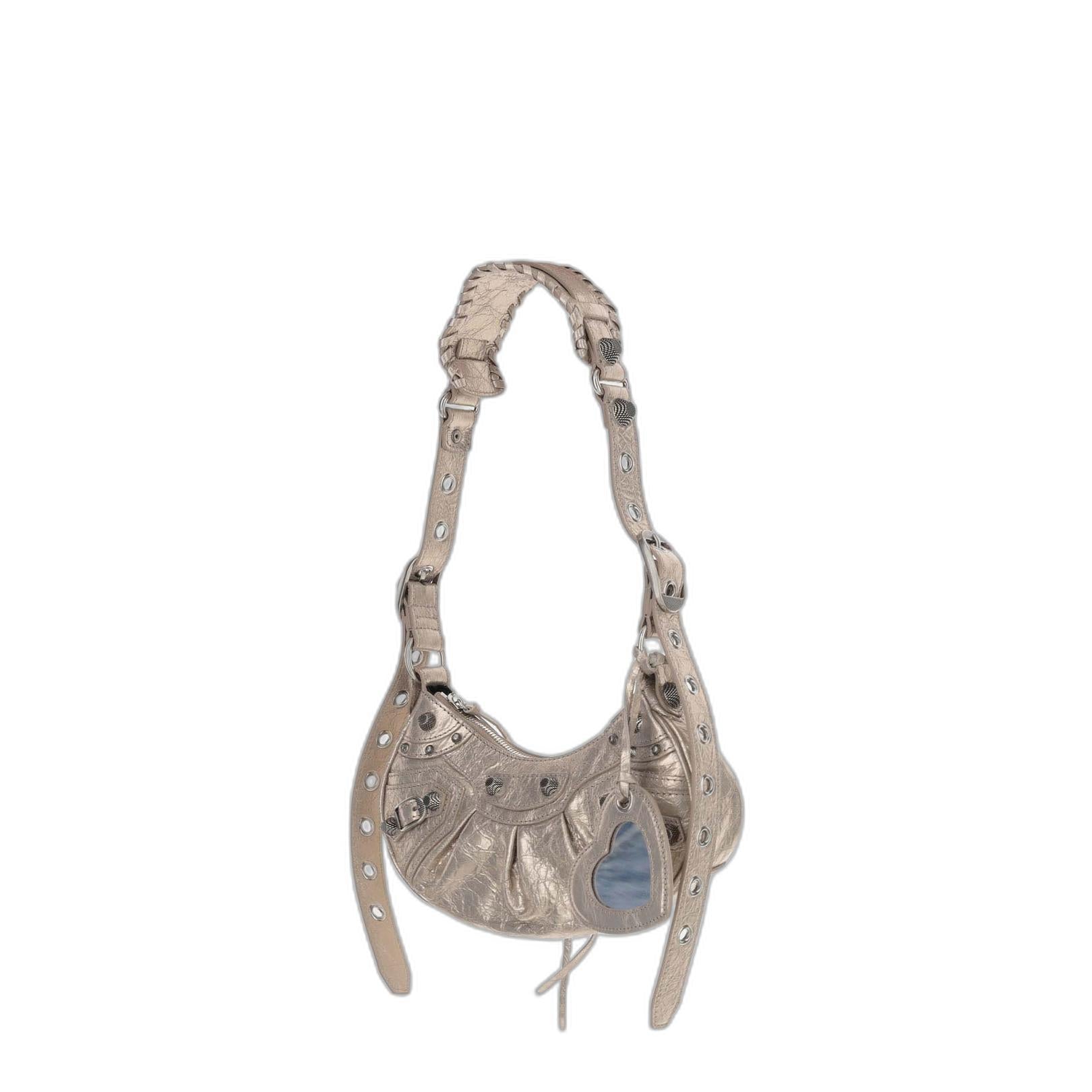Le Cagole Xs Metallic Shoulder Bag
