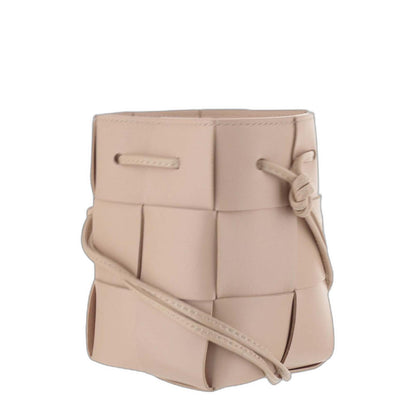 Leather Bucket Shoulder Bag