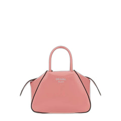 Logo Embossed Flap Tote Bag