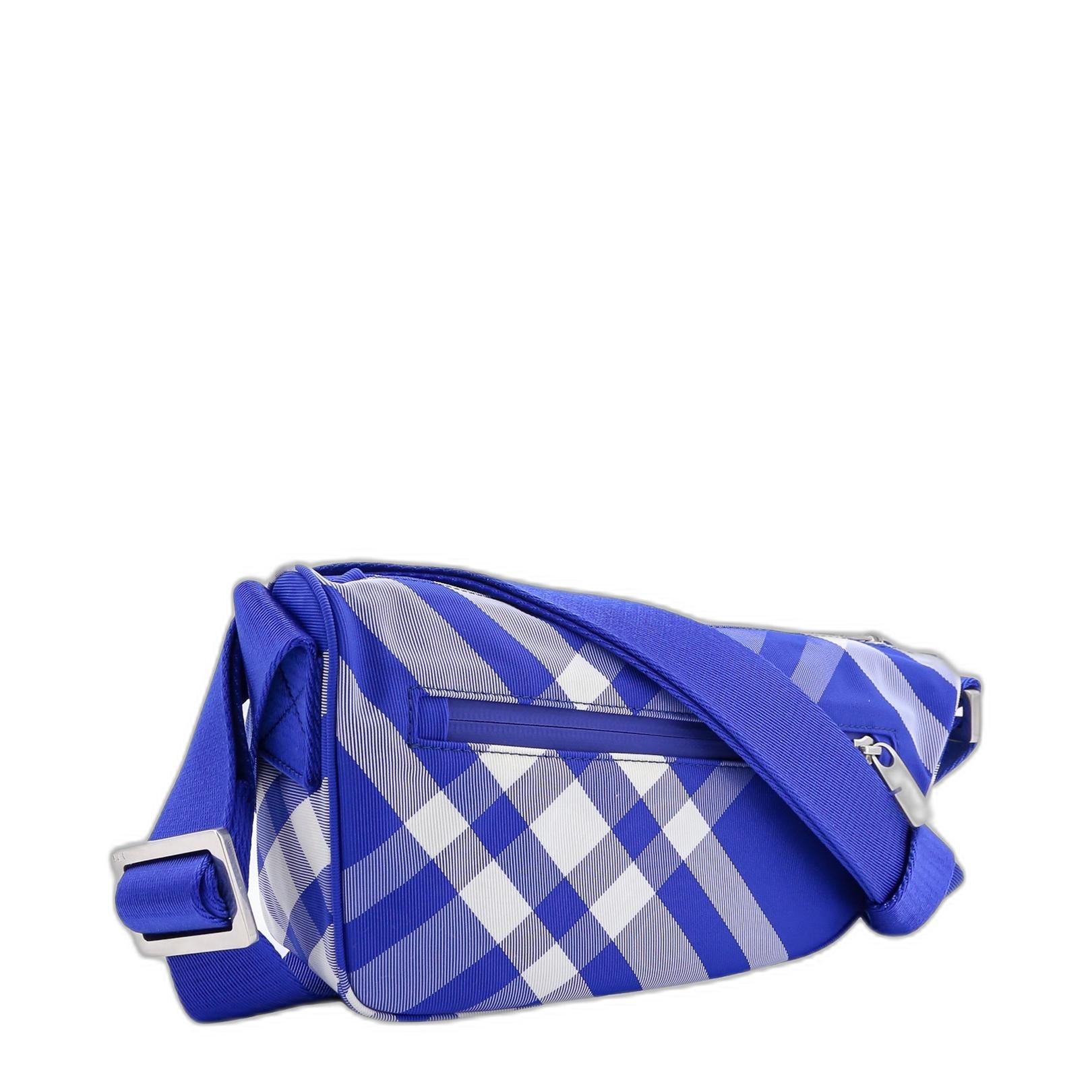 23 fw Nylon Check Shoulder Bag