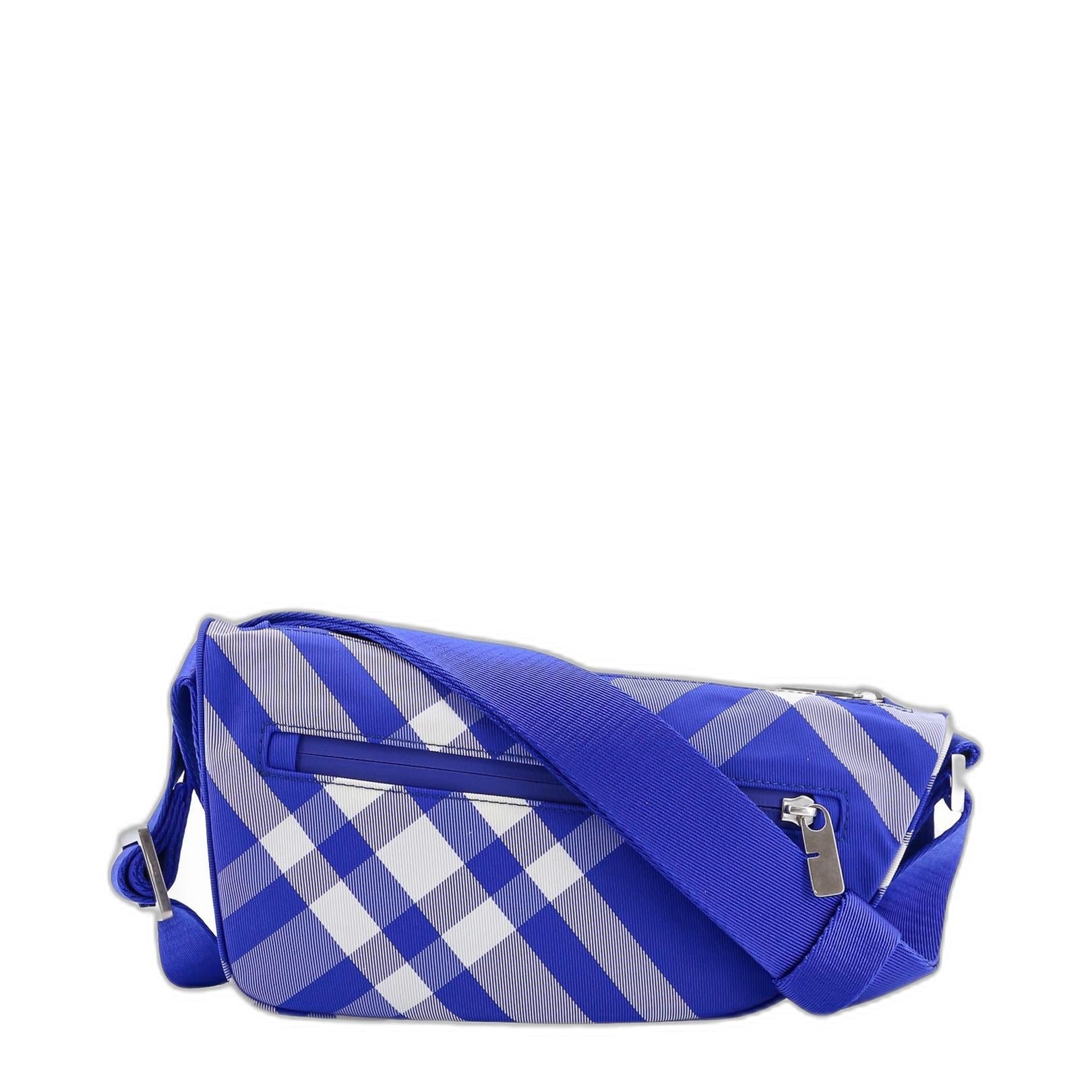 23 fw Nylon Check Shoulder Bag