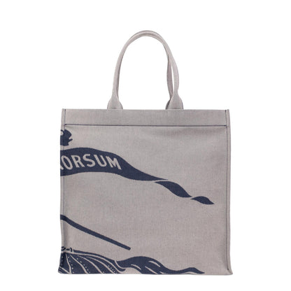 Canvas Shopper Bag With Frontal Ekd