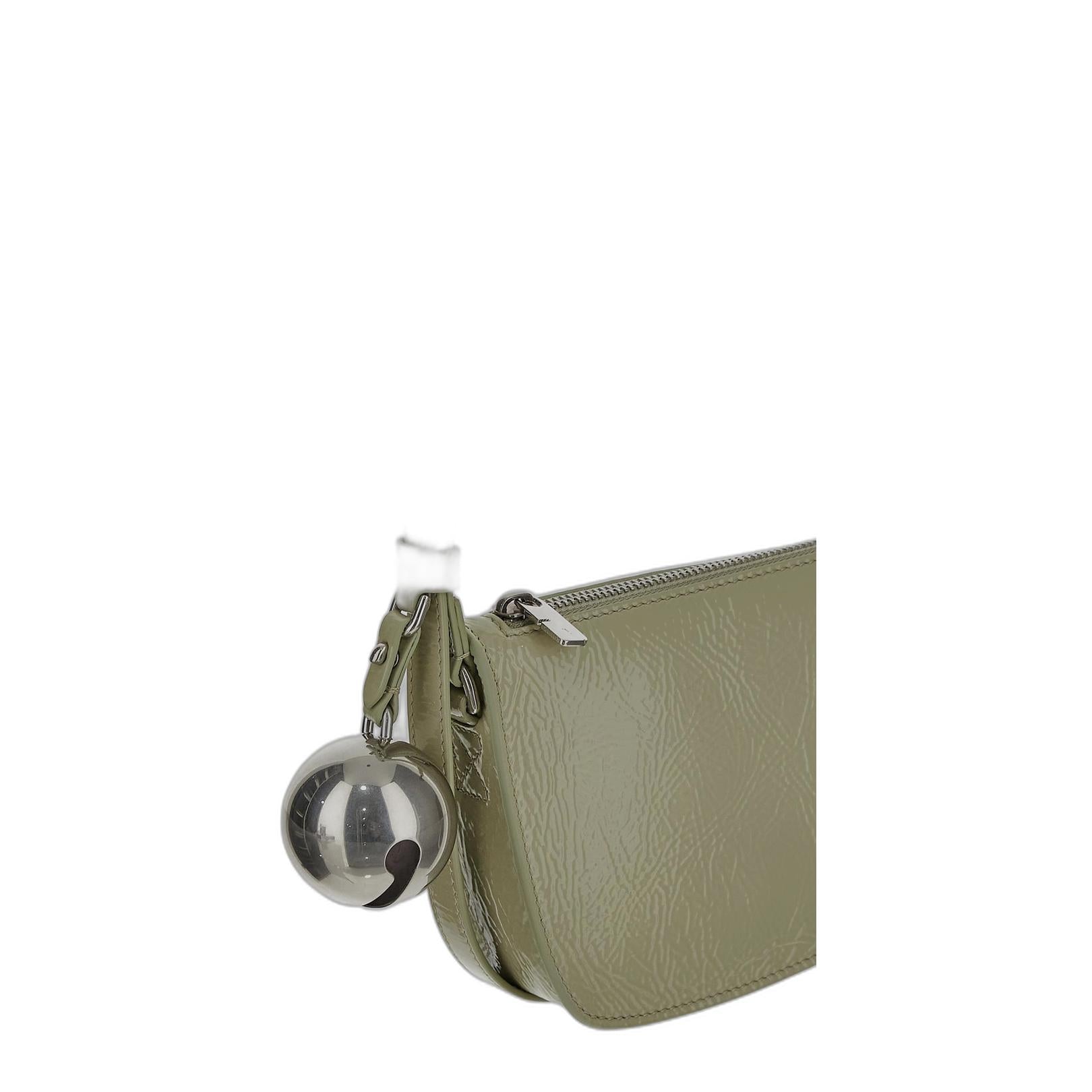 Mini Shield Bell-charm Shoulder Bag