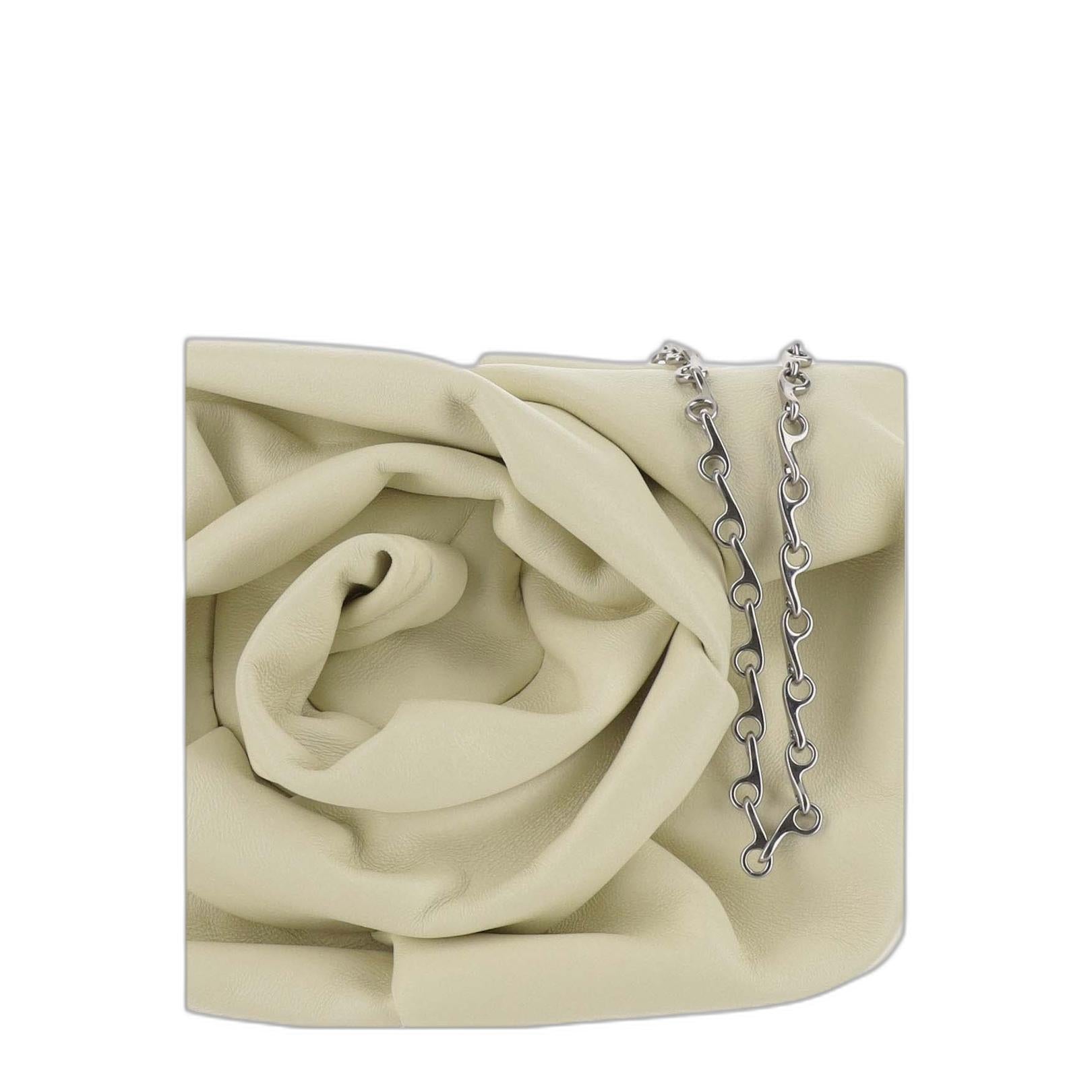 Rose Clutch Bag With Chain