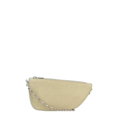 Micro Shield Small Lamb Leather Crossbody - Beige