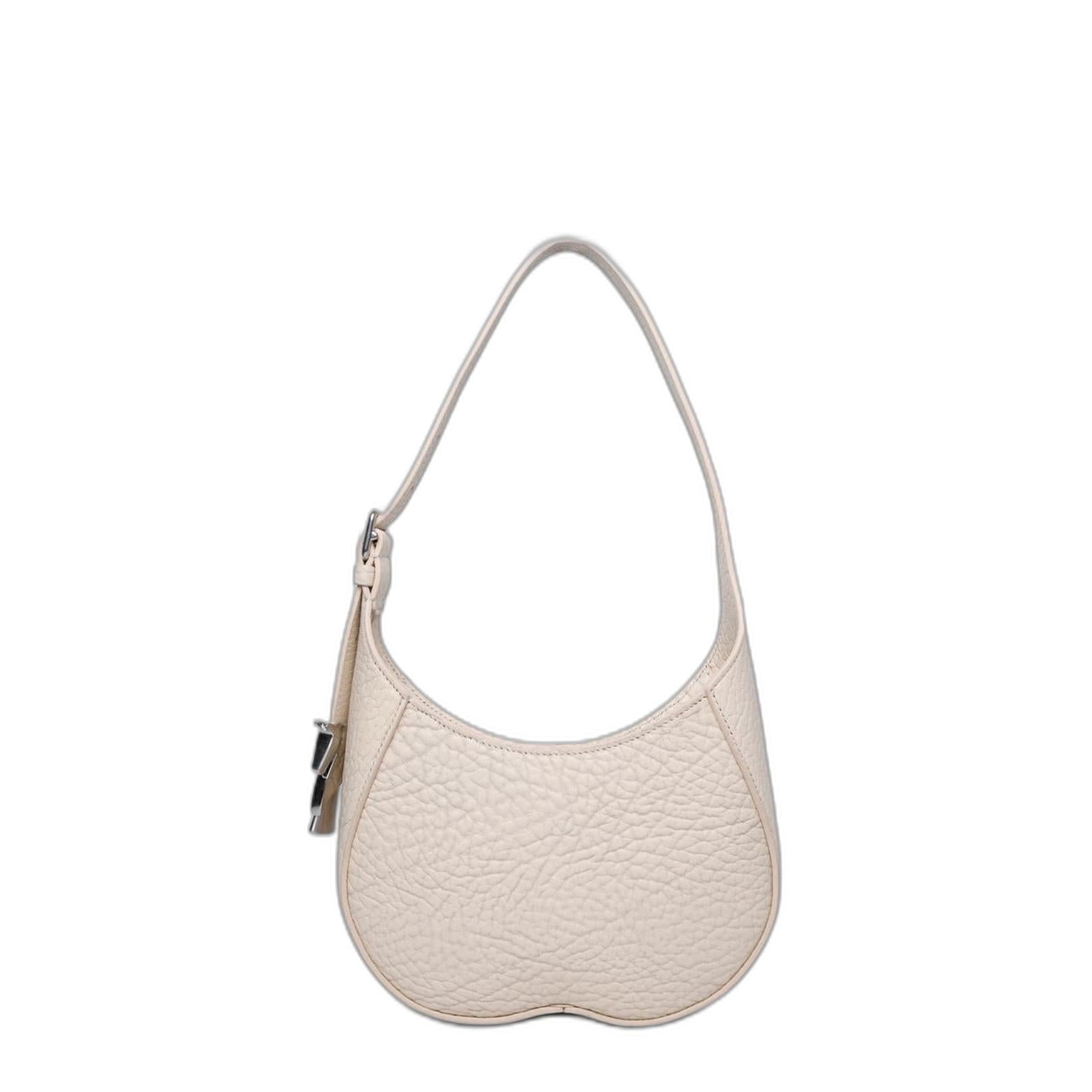 Small Chess Ivory Leather Bag