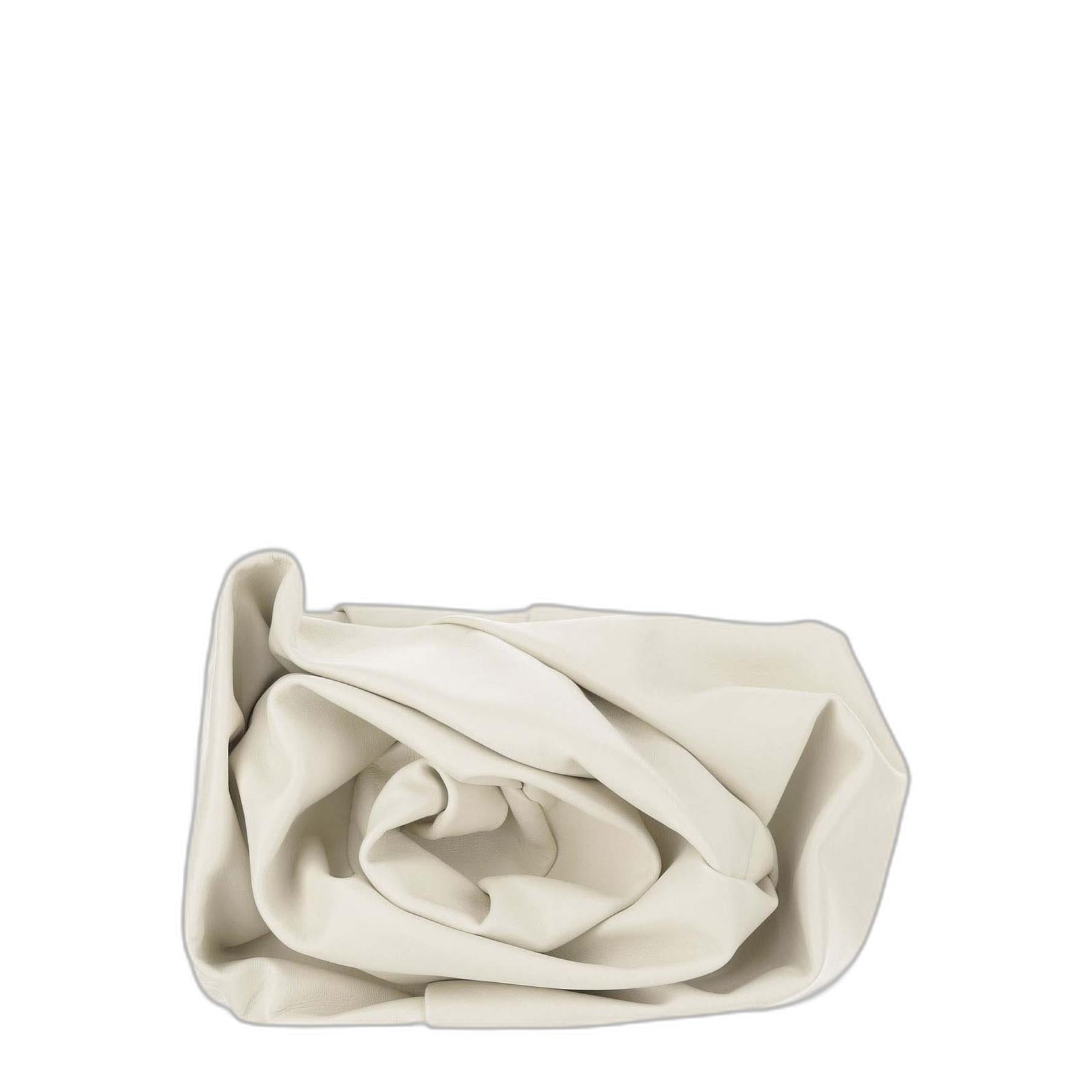 Rose Nappa Leather Clutch Bag