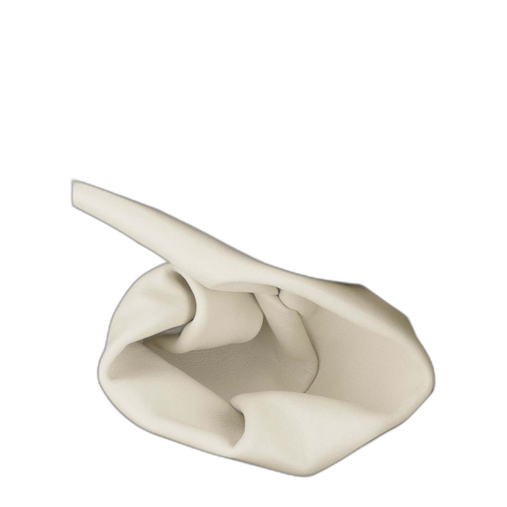 Rose Nappa Leather Clutch Bag