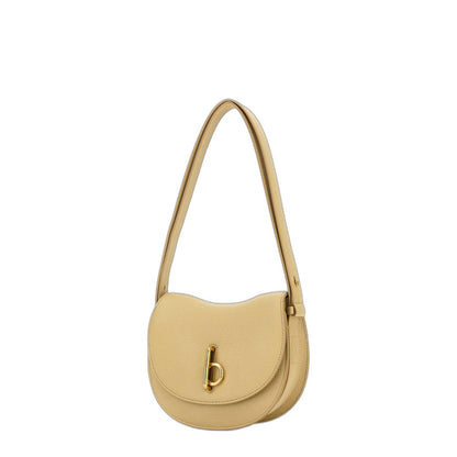 Sand Leather Small Rocking Horse Shoulder Bag