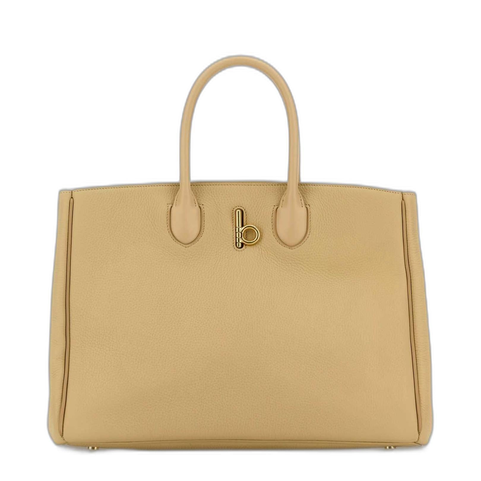 Sand Leather Medium Rocking Horse Handbag