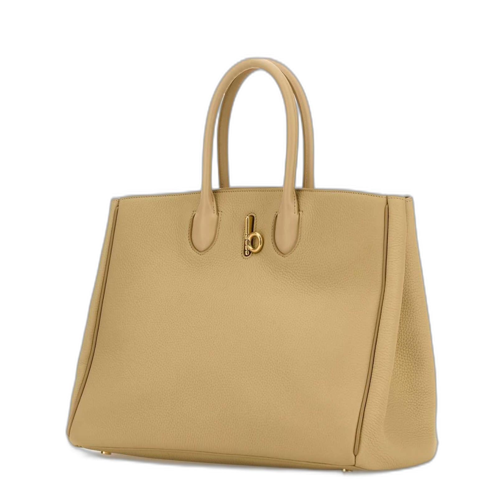 Sand Leather Medium Rocking Horse Handbag
