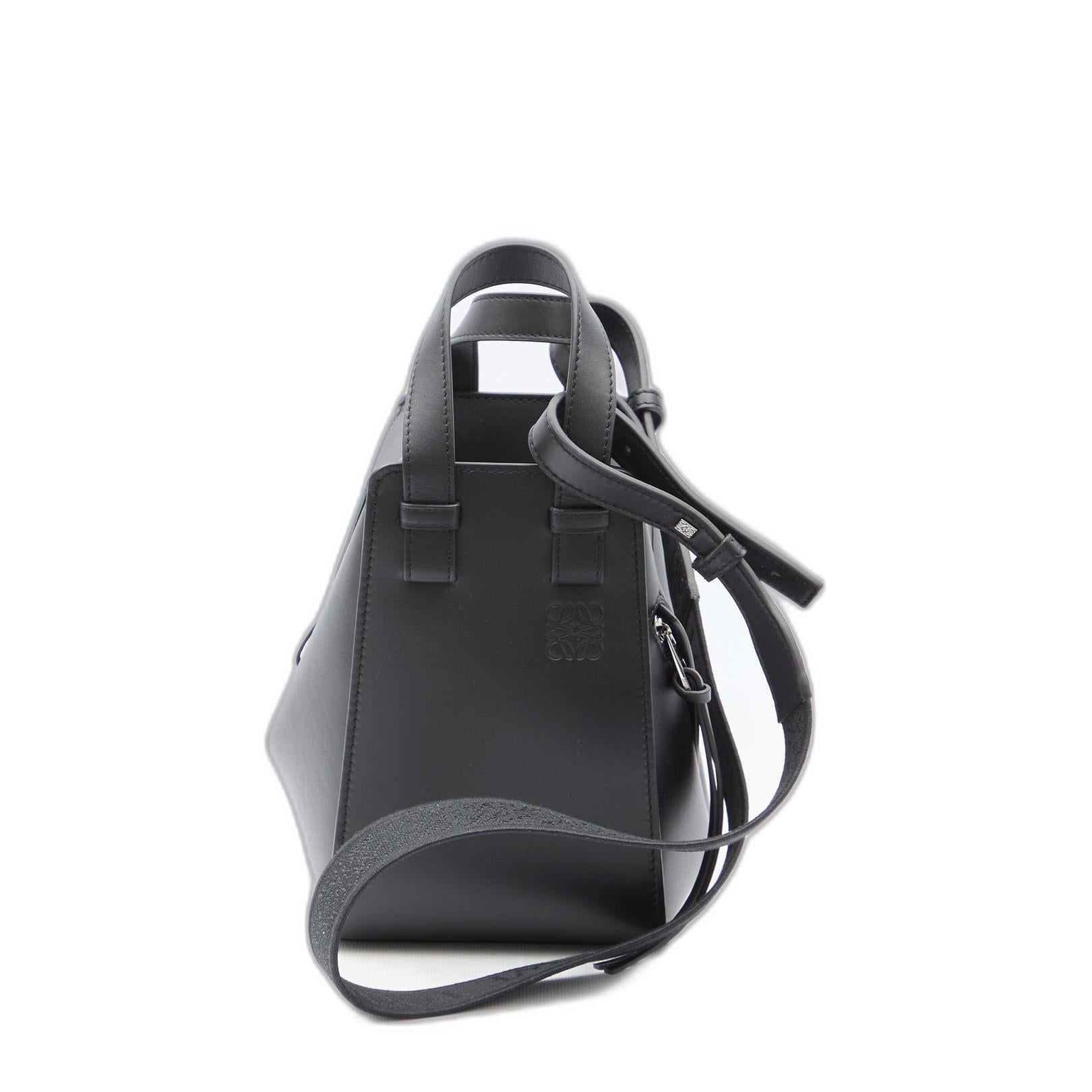 Compact Hammock Bag In Satin Calfskin