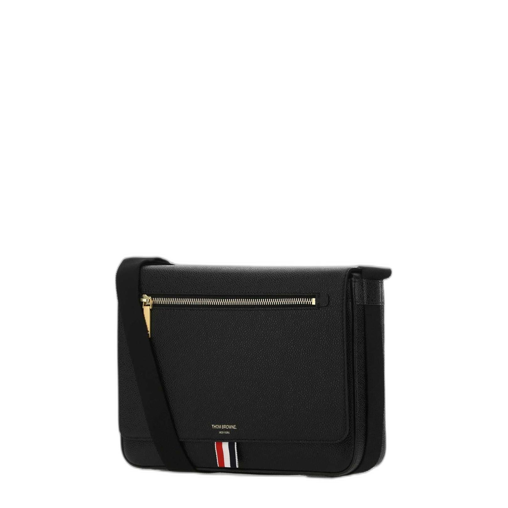 Black Leather Crossbody Bag