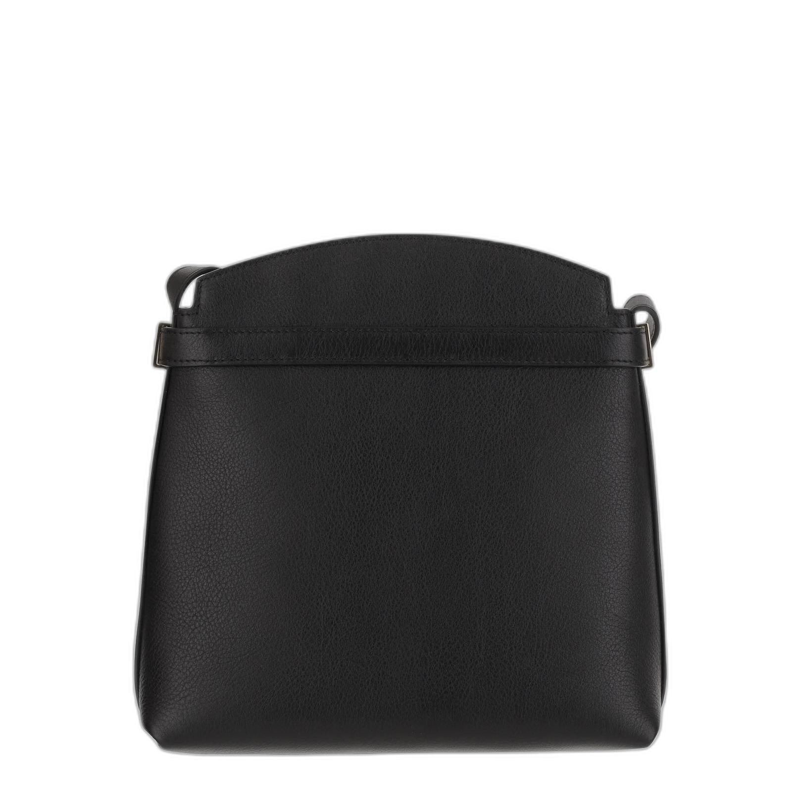 Ferragamo Calfskin Leather Hug Shoulder Bag