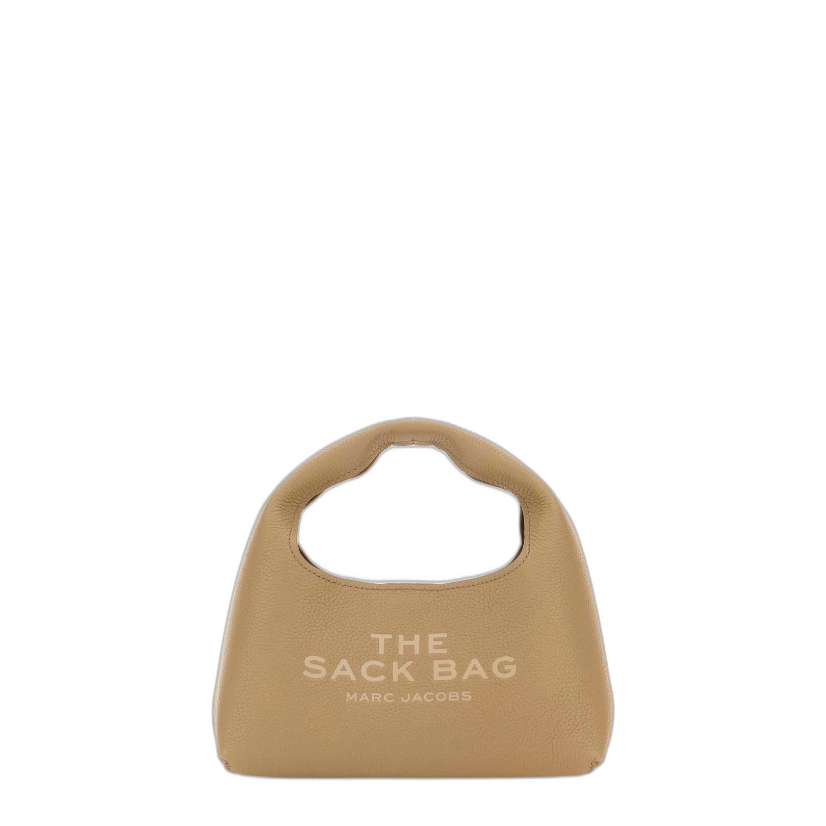 Beige Leather Handbag