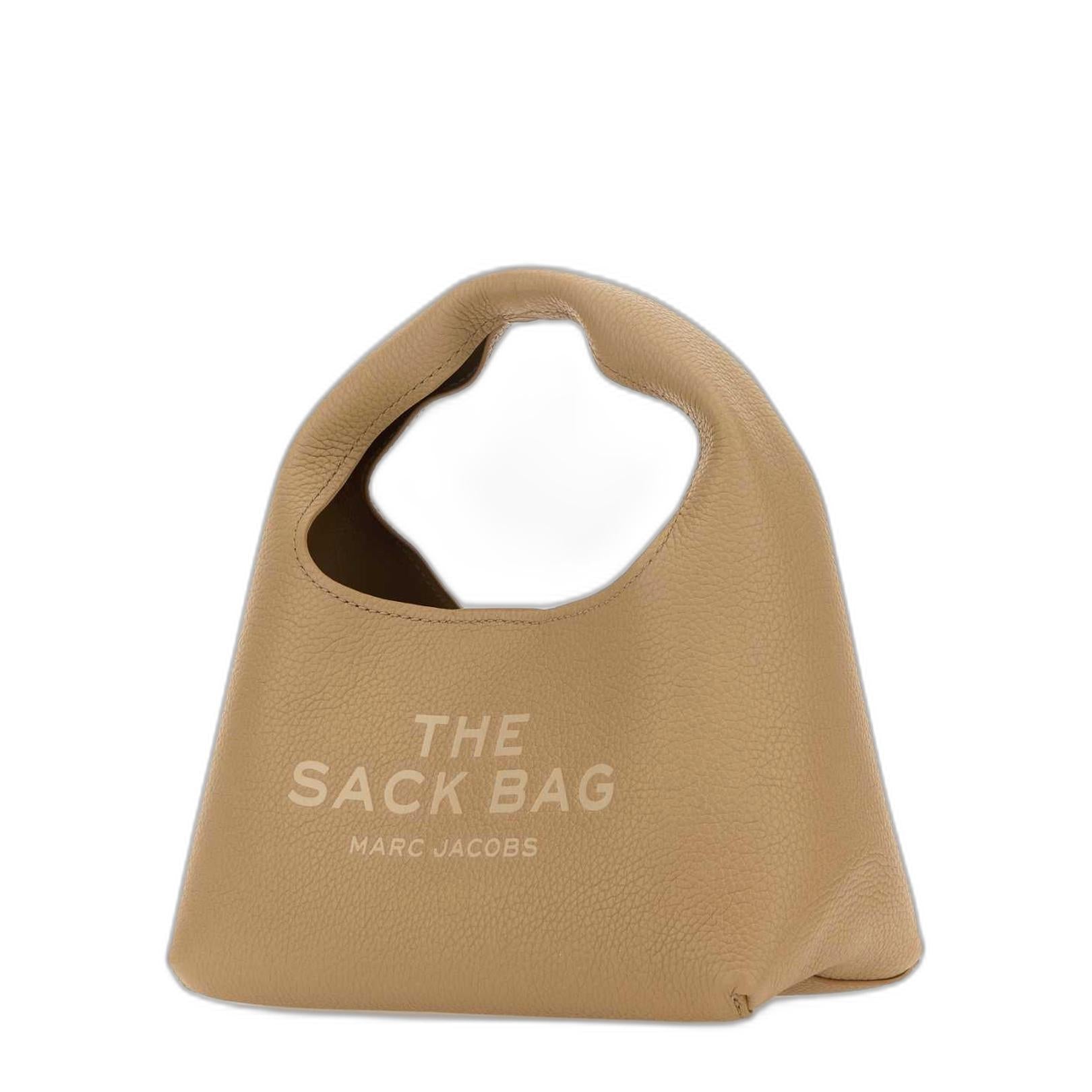 Beige Leather Handbag