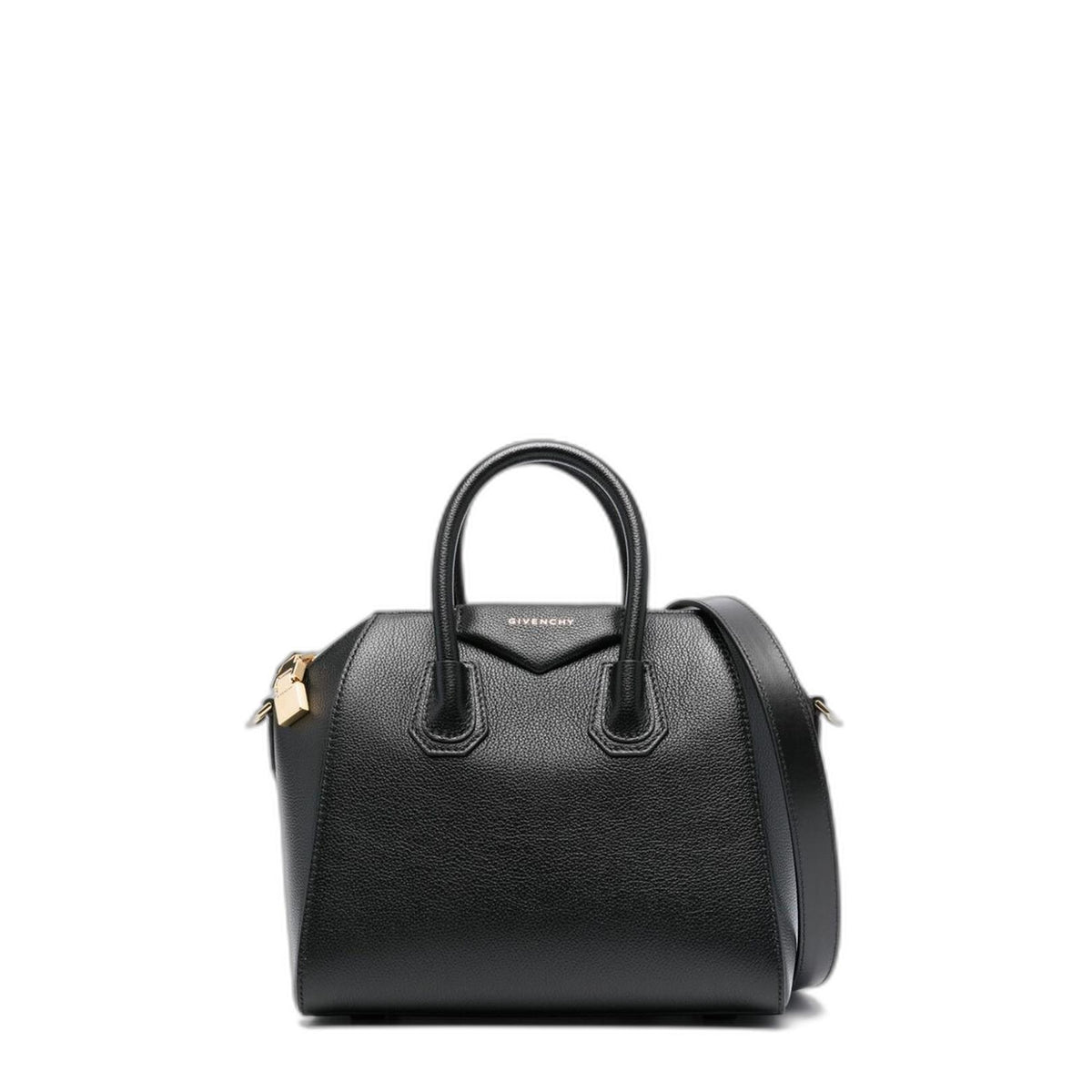 Mini Antigona Bag In Grained Leather