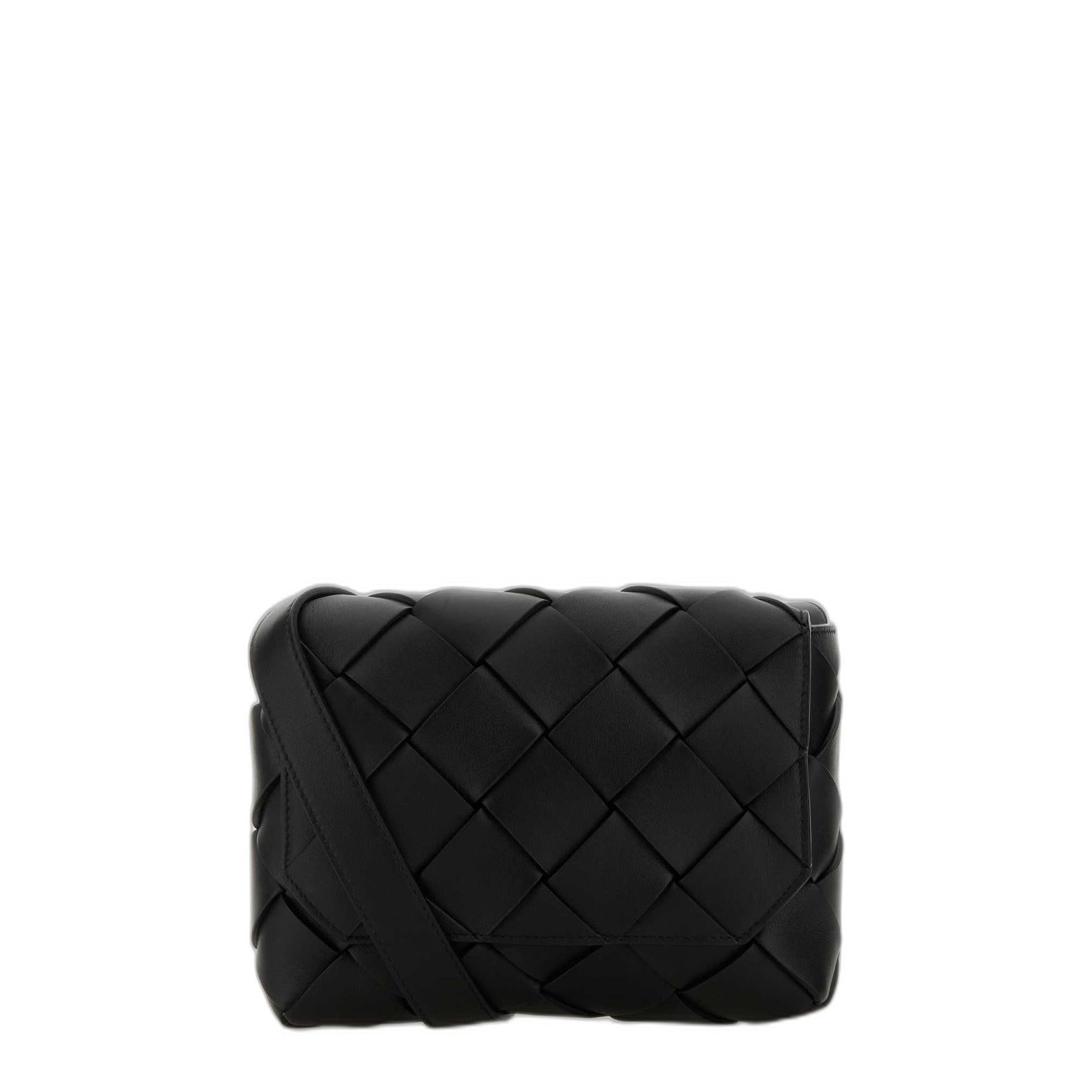 Bottega Veneta Diago Crossbody Bag In Intreccio Sleek Leather