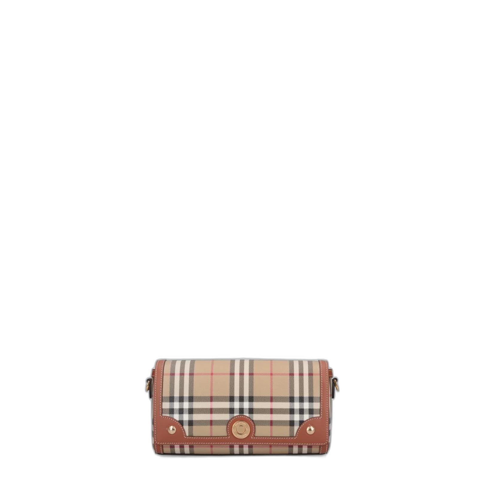Burberry Note 涂层帆布小号斜挎包