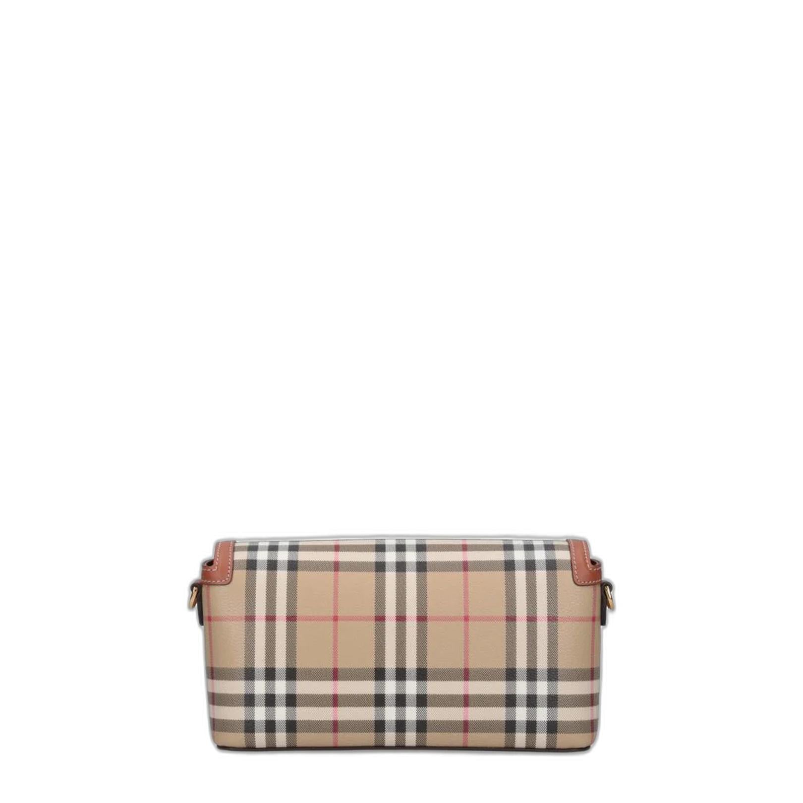 Burberry Note 涂层帆布小号斜挎包