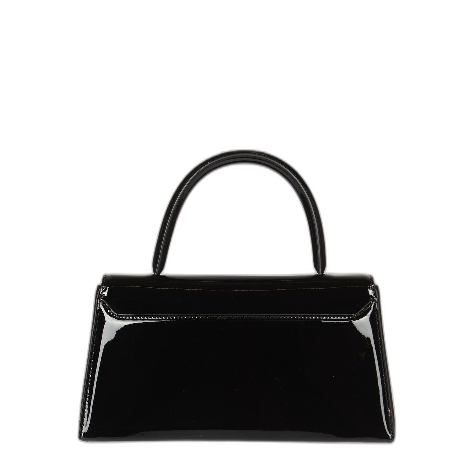 Thom Browne Trapeze Top Handle Clutch Handbag