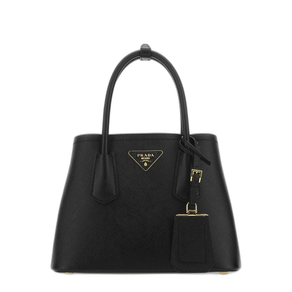 Logo Detailed Top Handle Tote Bag