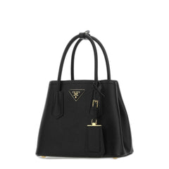 Logo Detailed Top Handle Tote Bag