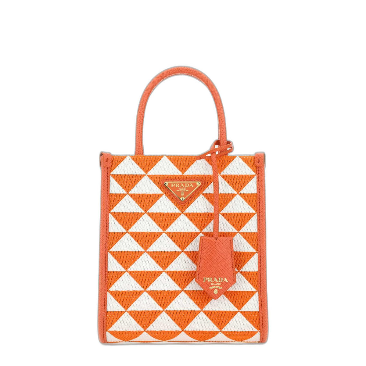 Logo Detailed Monogram Tote Bag