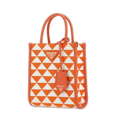 Logo Detailed Monogram Tote Bag