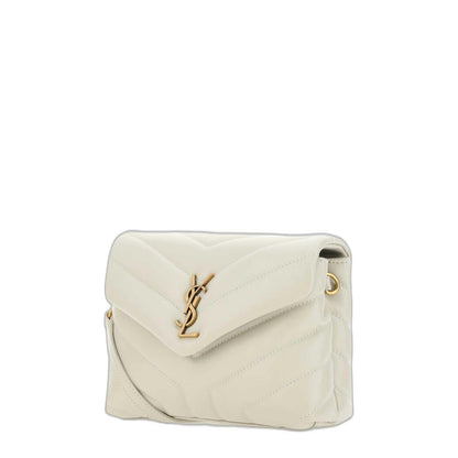 Loulou Toy Logo Plaque Shoulder Bag