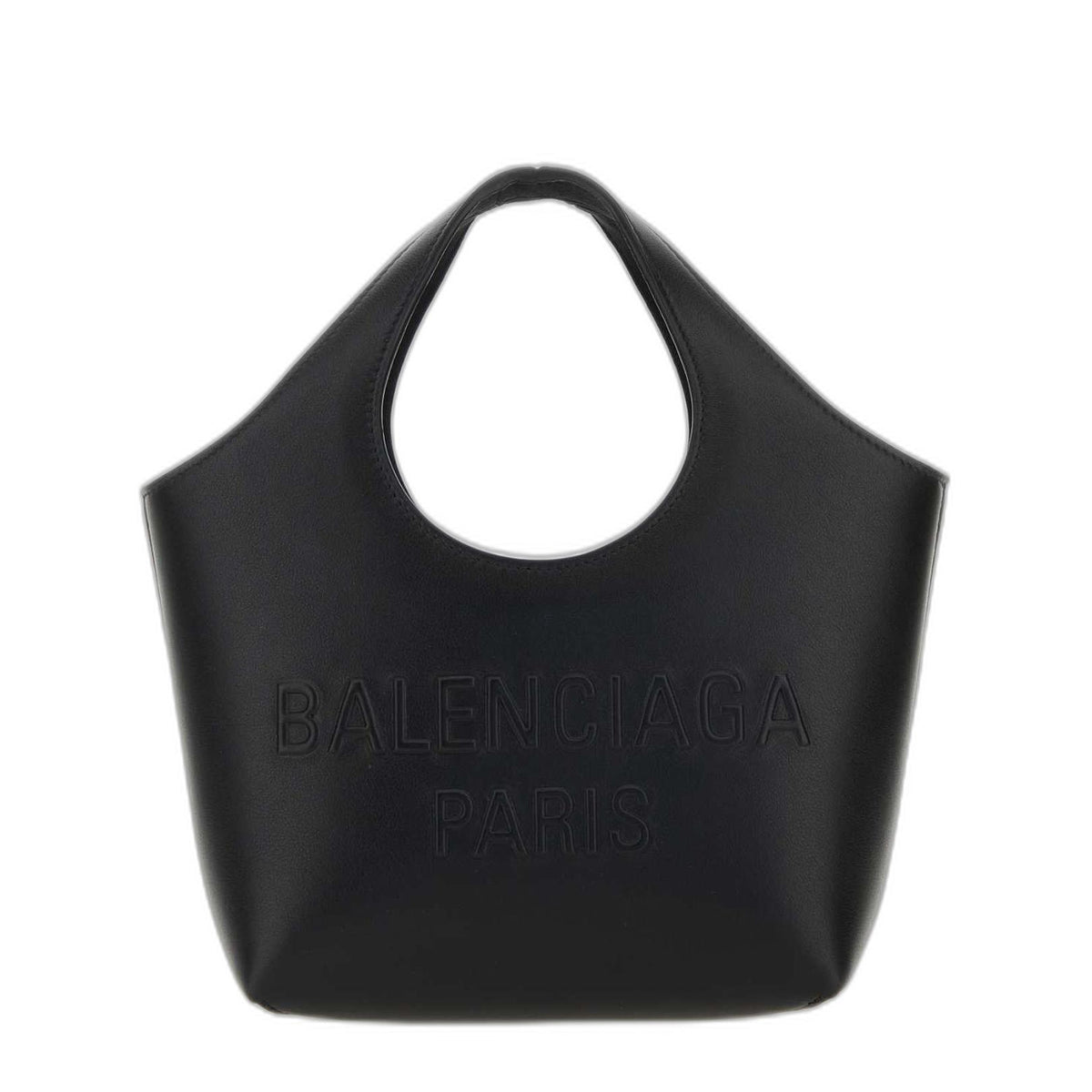 Balenciaga Logo Debossed Loop Handle Tote Bag