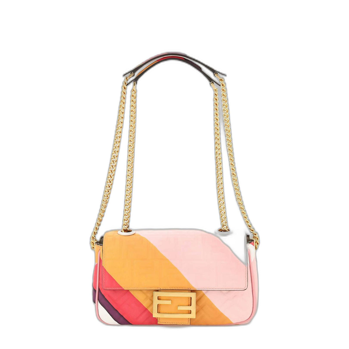 Fendi Midi Baguette Chain Medium Shoulder Bag