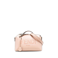 By The Way Boston Bag In Pale Pink Leather