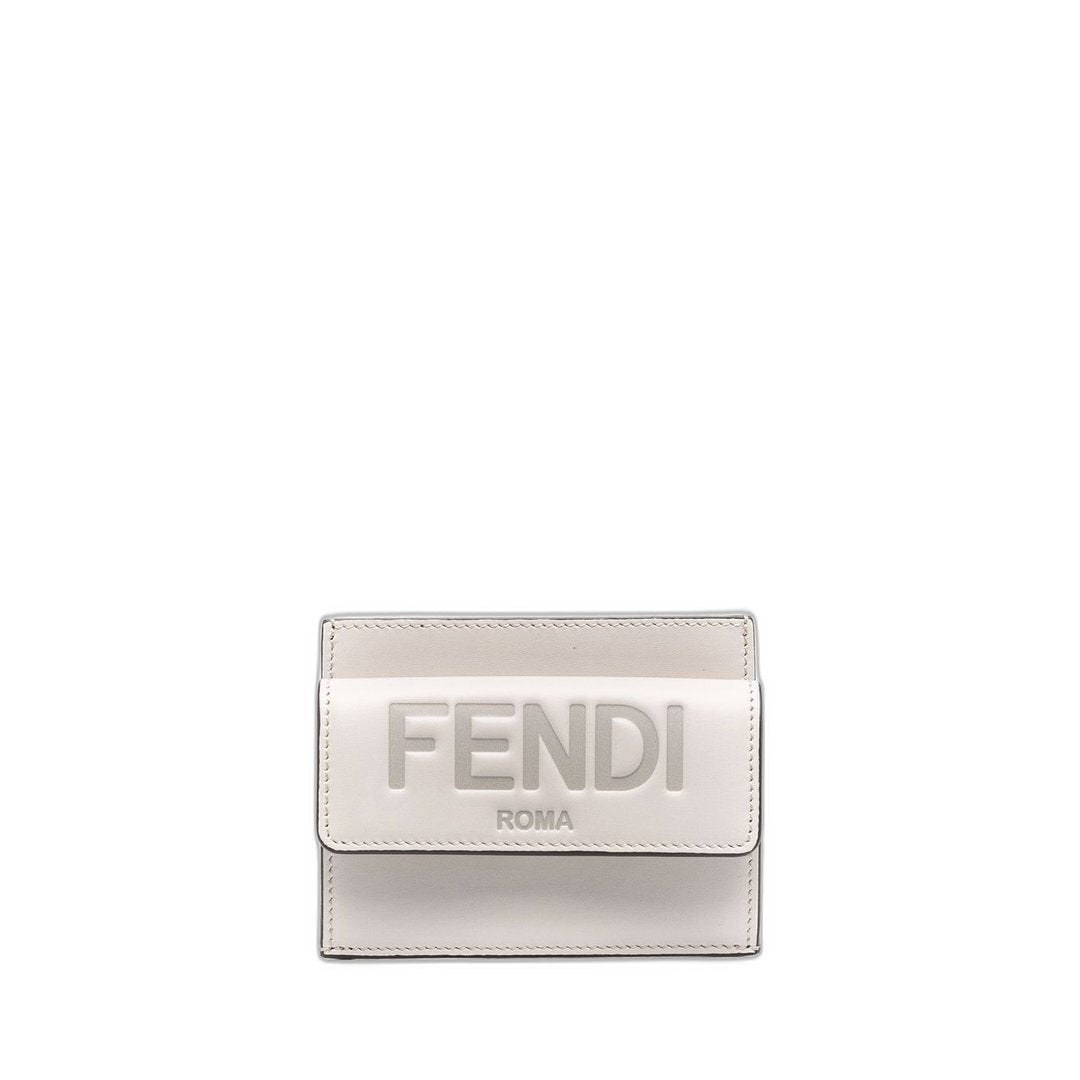 Card Holder In Light Grey