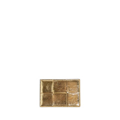 Cassette Card Holder In Metallic Gold