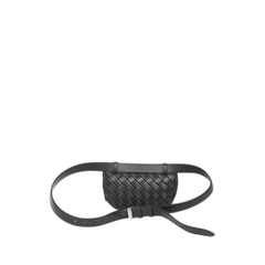 Intrecciato Belt Bag Black