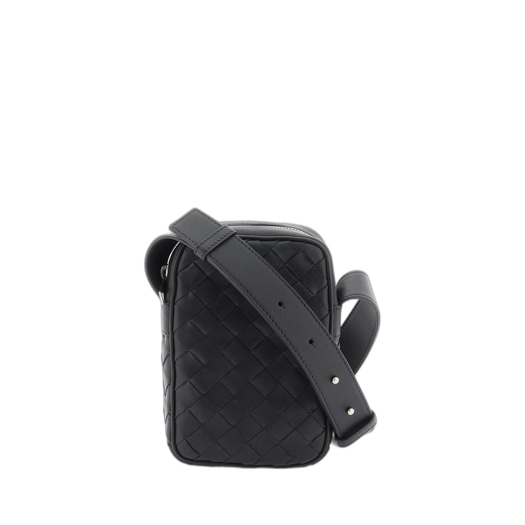 Leather Crossbody Bag Black