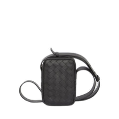 Leather Crossbody Bag Black