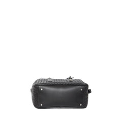 Leather Weekender Bag Black