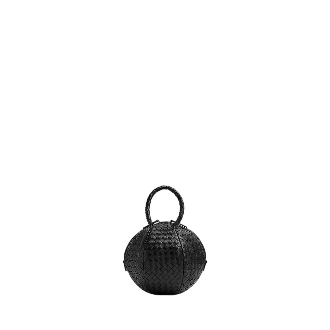 Mava Top Handle Bag In Black Black & Muse