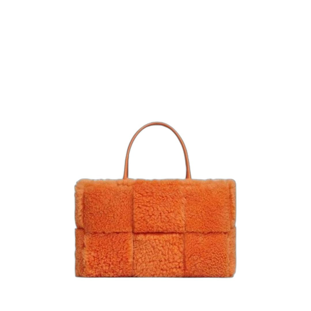 Medium Arco Tote Bag In Orange Light Orange