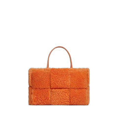 Medium Arco Tote Bag In Orange Light Orange