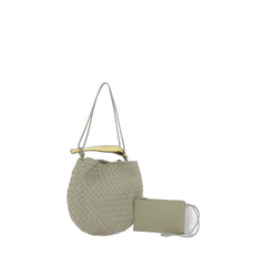 Medium Sardine Top Handle Bag In Sage Acorn