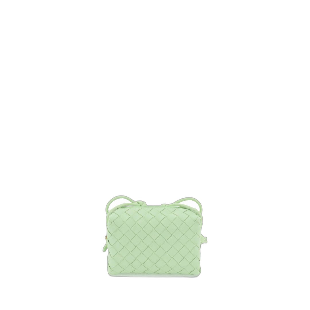 Mini Loop Bag In Mint Fennel & Gold