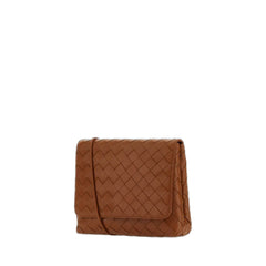 Mini Satchel Crossbody Bag In Brown Wood