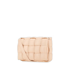 Padded Cassette Crossbody Bag In Blush Melon