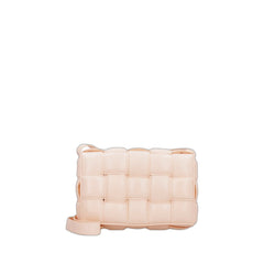 Padded Cassette Crossbody Bag In Blush Melon