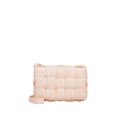 Padded Cassette Crossbody Bag In Blush Melon