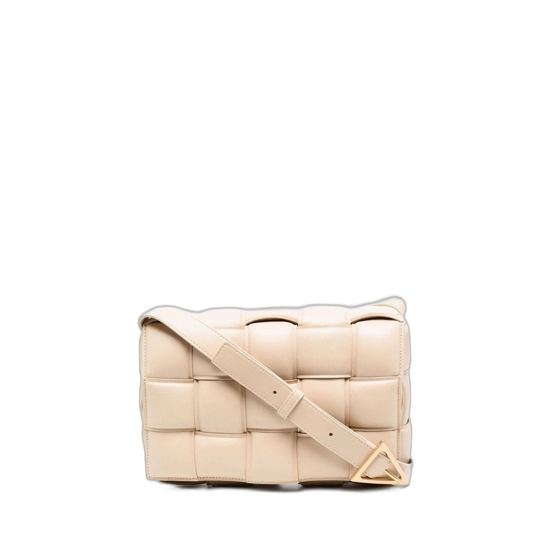 Padded Cassette Crossbody Bag In Neutral