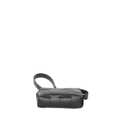 Small Cassette Camera Bag Urban Leather In Black